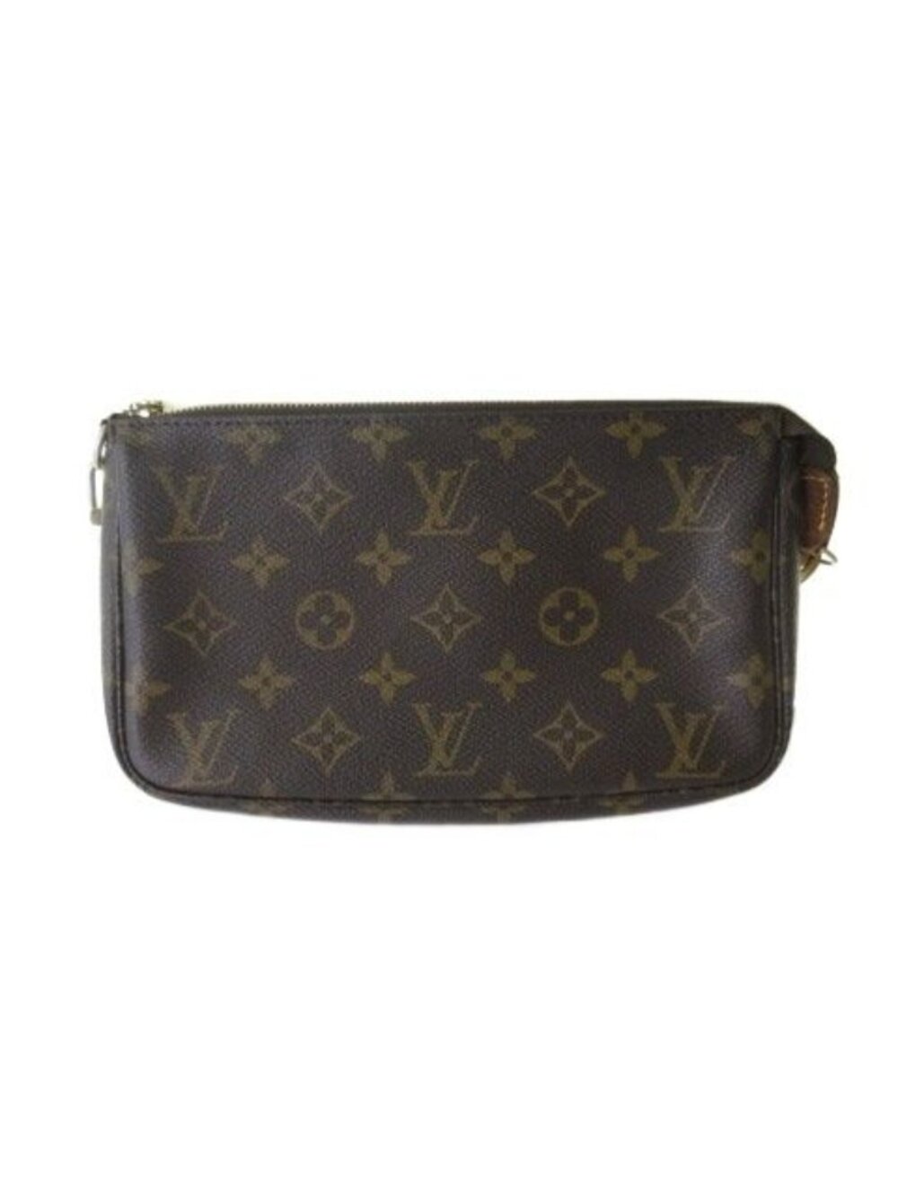 Louis Vuitton Monogram Pochette Pouch Handbag Brown - Picture 2 of 9